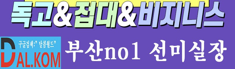 부산룸싸롱 선미실장